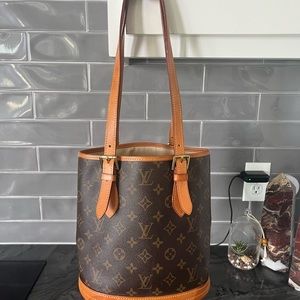 Louis Vuitton Monogram Petite Bucket bag